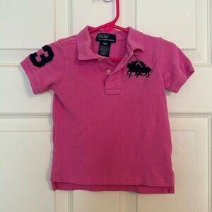 Polo Ralph Lauren Pink Polo 12M